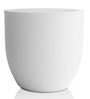 White Pcup Round 17 Inches Planter