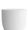 White Pcup Round 2 Inches Planter