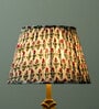 White Pink Block Print Empire Lampshade