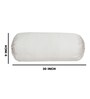 White plain TC Polyester Blend 2 Bolster Covers
