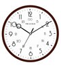 White Plastic  Wall Clock