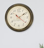 White Solid Wood Modern Wall Clock