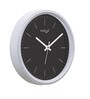 White Plastic 12-Inch Curve Modern Contemporary (Quartz Movement) Wall Clock