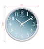 White Plastic 12-Inch Curve Sky View (Quartz Movement) Wall Clock
