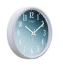 White Plastic 12-Inch Curve Sky View (Quartz Movement) Wall Clock