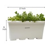 White Plastic Desk Big Planter