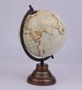 White Plastic Geographical Map Table Globe