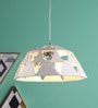 Loren White Plastic Hanging Light