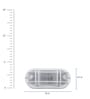 White Plastic Wall Sconces