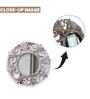 White Plastic (Set of 2) Wall Mirror