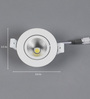 Cool White 6 Watts LED Polycarbonate Round Panel Down Light