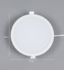 Warm White 15 Watts LED Polycarbonate Round Panel Light