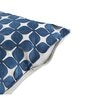 White Geometric Poly Cotton 16 x 16 Inches Cushion Cover