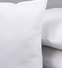 White Microfiber Filled 24X24 Inches Cushion Inserts (Set Of 3)