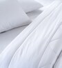 White Polyester Solid 200 GSM Double Bed Duvet Insert