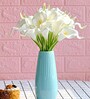 White Polyester Calla Lily Artificial Flowers