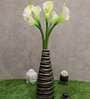 White Polyester Artificial Callalily Flower
