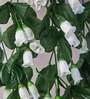 White Polyester Creeper Pot Artificial Flowers