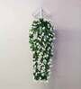 White Polyester Creeper Pot Artificial Flowers