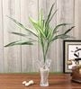 White Polyester Artificial Draceana Plant Without Pot