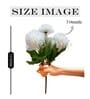 White Polyester Artificial Flower
