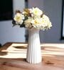 White Polyester Artificial Flower