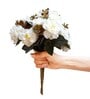 White Polyester Artificial Flower