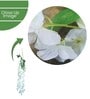 White Polyester Artificial Flower