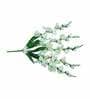 White Polyester Artificial Gladiolus Flower