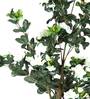 White Polyester Artificial Plant Without Pot