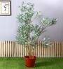 White Polyester Artificial Plant Without Pot