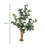 White Polyester Artificial Plant Without Pot