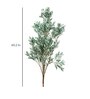 White Polyester Artificial Plant Without Pot