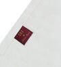 White Floral Polyester 7 Ft Light Filtering Eyelet Door Curtains (Set of 2)