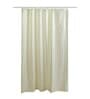 White Shower Polyester 6 Ft Blackout Eyelet Shower Curtain