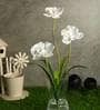 White Polyester Stunning Artificial Orchid Artificial Flowers