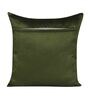 White Floral Polyester 16 x 16 Inches Cushion Covers (Set of 2)