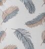 White Floral Polyester 16 x 16 Inches Cushion Cover