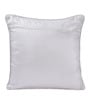 White Polyester Geometric 40x40 inches Cushion Covers Set of 5