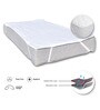 Valencia Polyester Queen Size 72x48 Mattress Protector In White