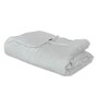 White Polyester Solid 105 GSM King Bed Comforter