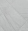 White Polyester Solid 105 GSM King Bed Comforter