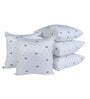 White Polyester Solid 16x16 inches (Set of 5) Cushion Inserts