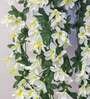 White Polyester Stunning Artificial Creeper for Wall Hanging Without Pot