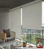 White Polyethylene Solid 60 X 36 inches Semisheer Roller Blind