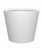 Aloha Medium White Polymer Floor Planter