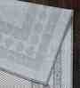 White Persian Polypropylene 6 ft x 9 ft Machine Made Carpet