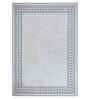 White Persian Polypropylene 6 ft x 9 ft Machine Made Carpet