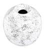 White Polyresin Unbreakable Arctic-Ice Marble Finish Vase