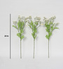 White Fabric Daisy Stick Artificial Flowers